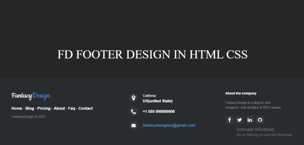footer