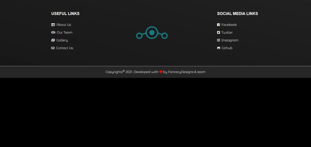 footer design