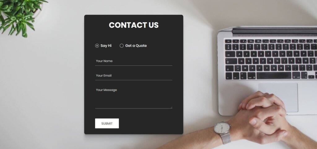 contact us page