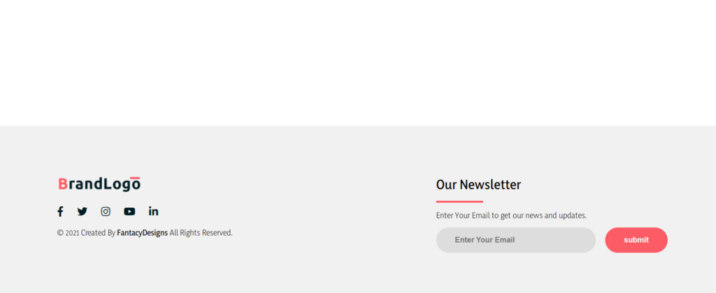 Responsive Footer