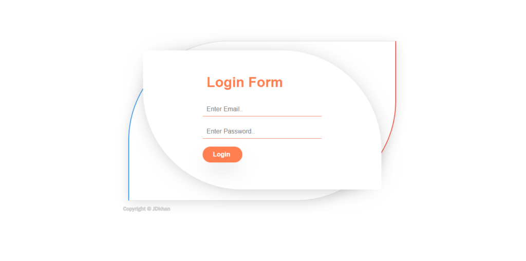 login form