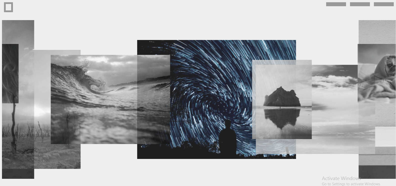 a2 Photo gallery HTML CSS template - fantacydesigns