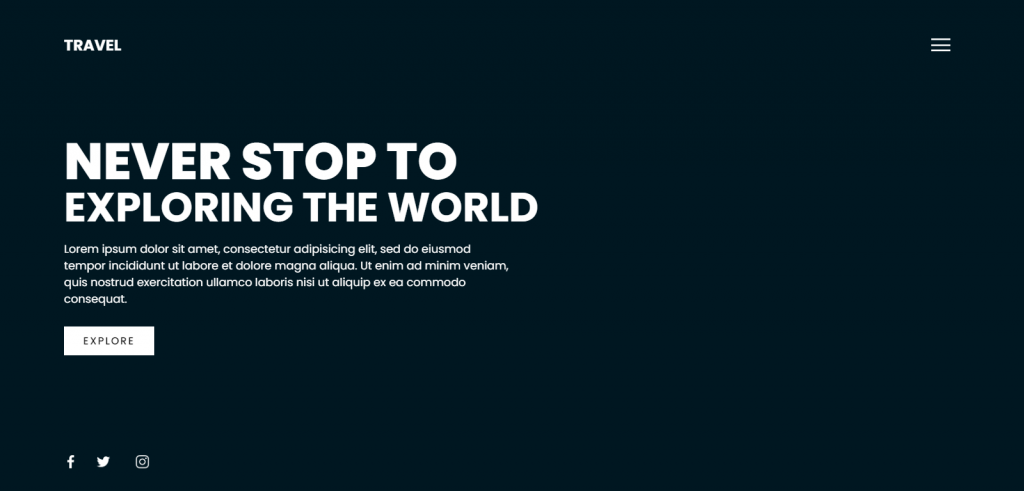 Simple Landing page Html template - fantacydesigns