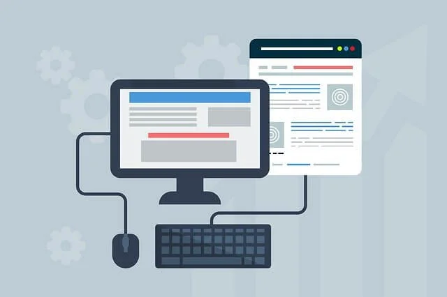 An illustration of a beautiful website, symbolizing how web design affects customer trust.