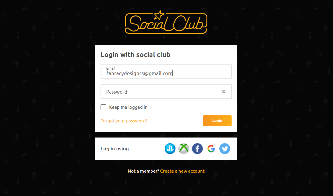 main2 Gaming Login Form - FantacyDesigns