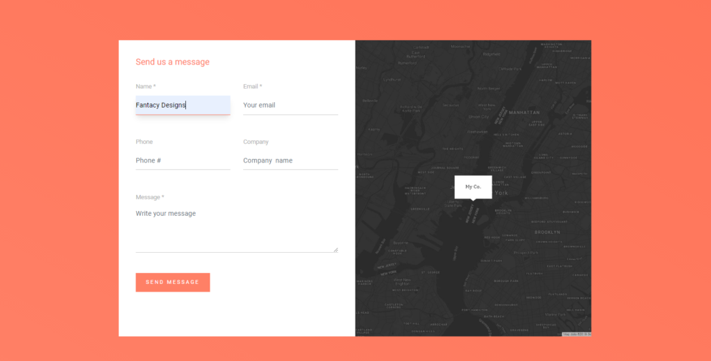 Html contact form